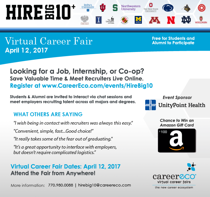 Hire Big 10 Career Event