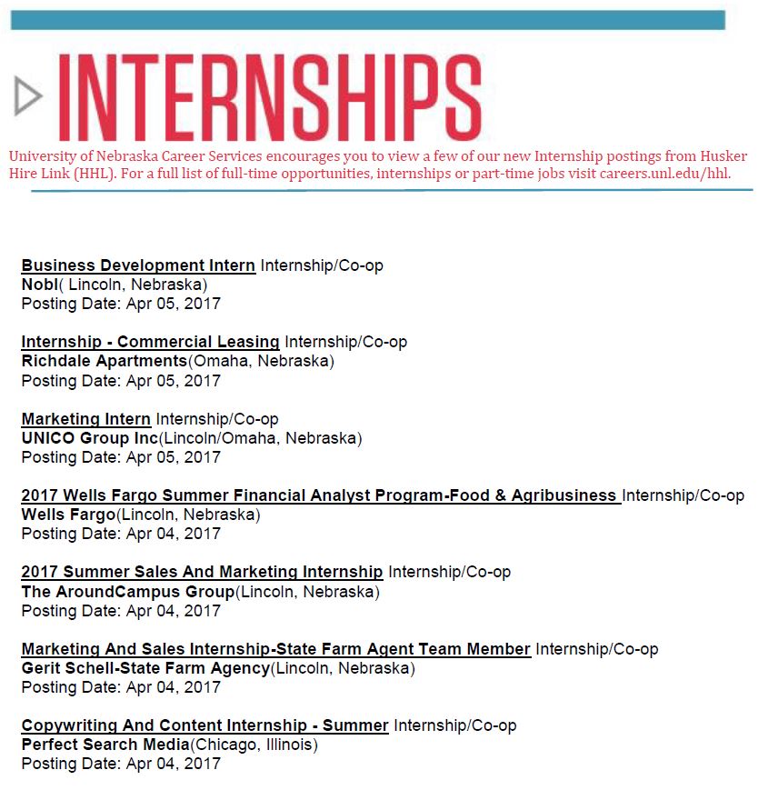 Internships