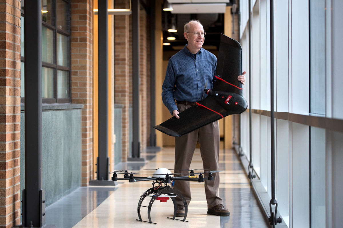 University of Nebraska–Lincoln professor Richard Ferguson has used aerial devices for agricultural studies since 1998. "The term drone hadn't been thought up yet," he said. Megan Farmer | The World-Herald