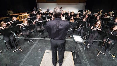 The Symphonic Band performs April 30 at 3 p.m. in Kimball Recital Hall.