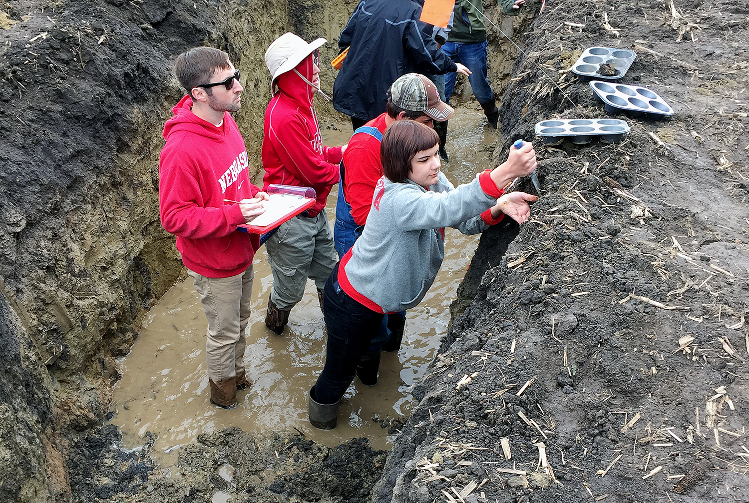 The Soil Judging Team from University of Nebraska-Lincoln competes at nationals April 23 to 28, 2017, in DeKalb, Illinois. | Photo courtesy Rebecca Young