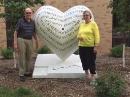 Lee and Kay Rockwell sponsored this heart for OLLI