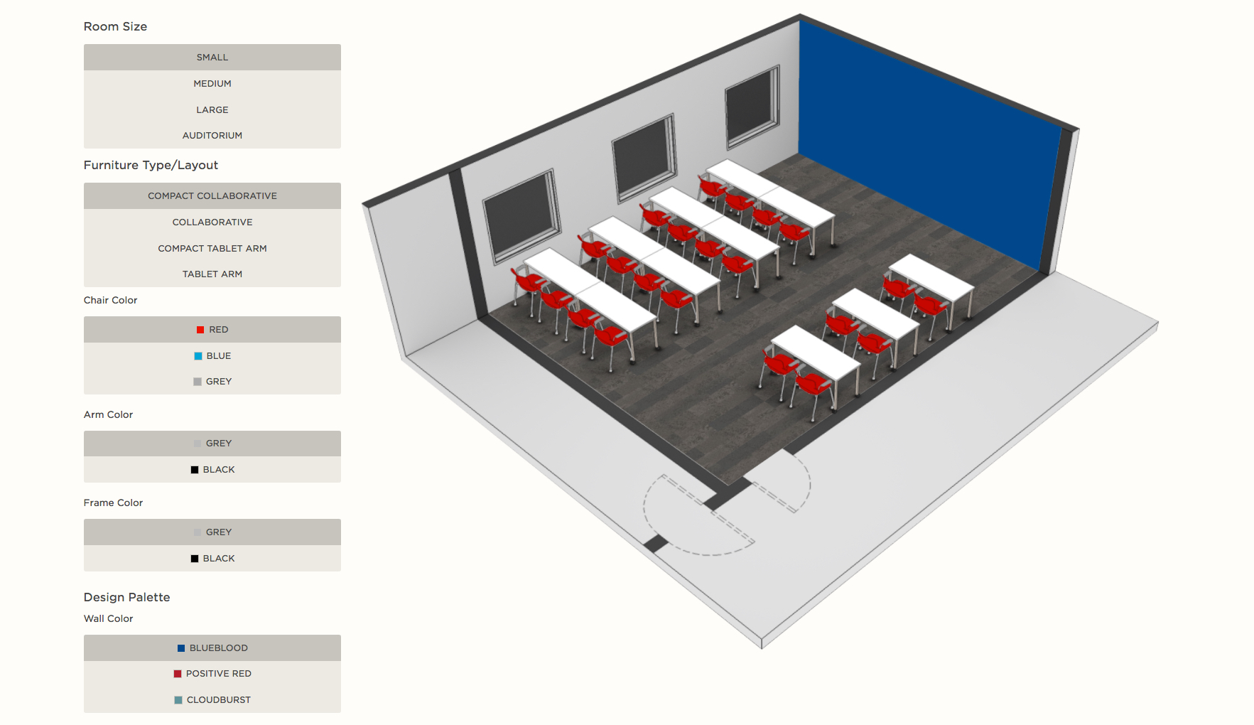 Information Technology Services Learning and Emerging Technology team released its new classroom designer.