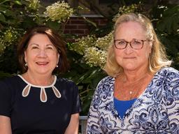 Ramona Schoenrock (L) and Sheree Moser (R) were recently recognized for teaching excellence by the Association for Career and Technical Education (ACTE).