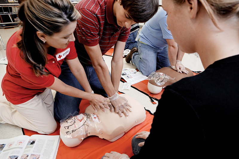First Aid, CPR + AED and other safety classes offered by Campus