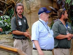 George Meyer on tour with other professors at Henry Doorly Zoo