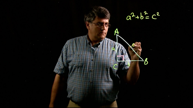 Brad Severa demonstrates Light Board technology.