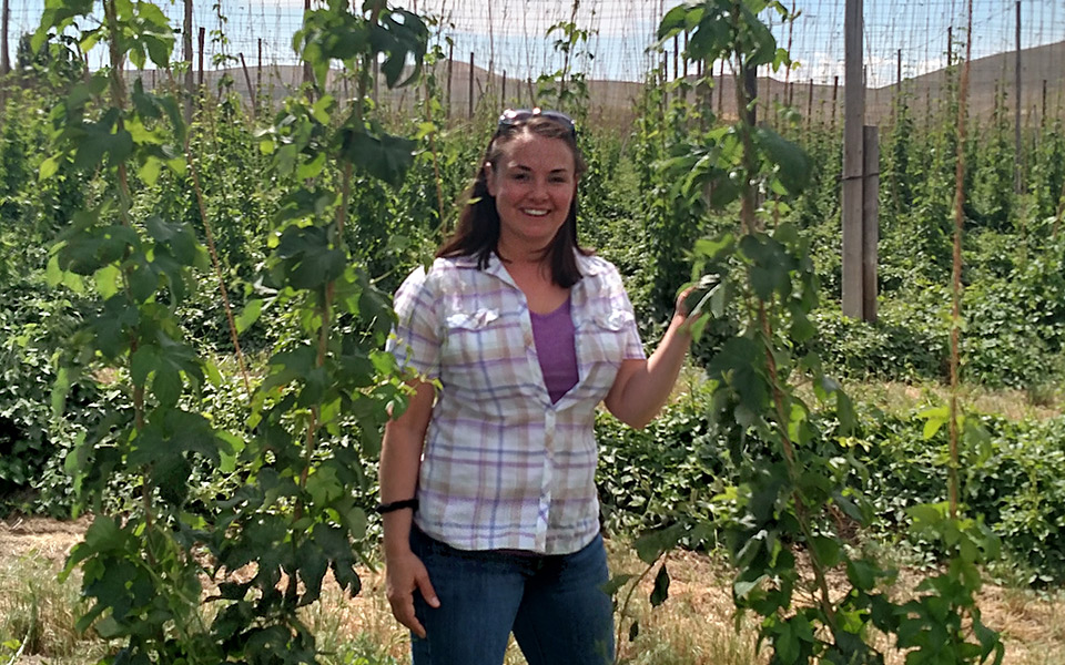  Haley Oser earned her Doctor of Plant Health degree in 2015 after completing internships in the university’s plant pathology department and MillerCoors Brewing Company.