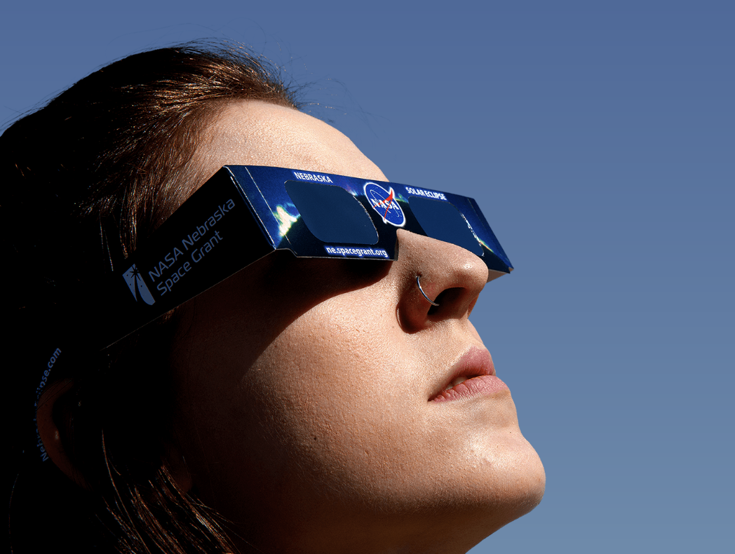Observe the solar eclipse on Monday, August 21.