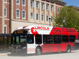 Buses run regularly between City Campus, East Campus and the Nebraska Innovation Campus.
