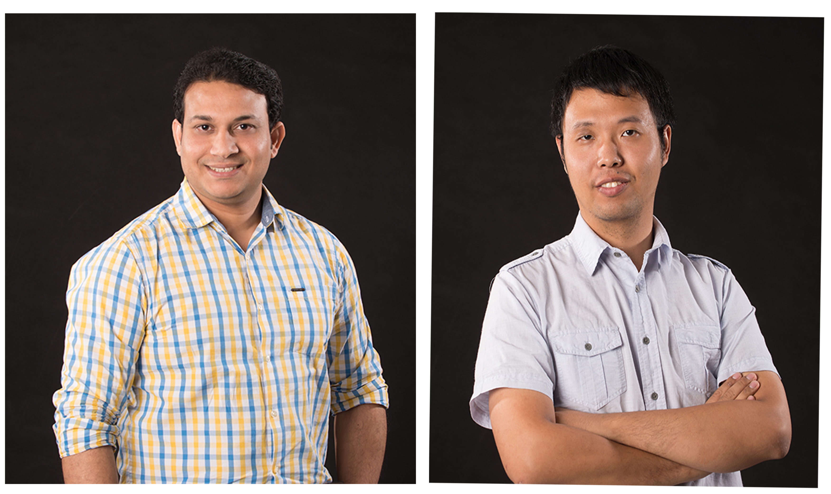 Md. Rashaduzzaman and Bingnan Mu, TMFD PhD Students.