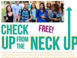 Check Up From The Neck Up is a free event and open to all UNL students. 