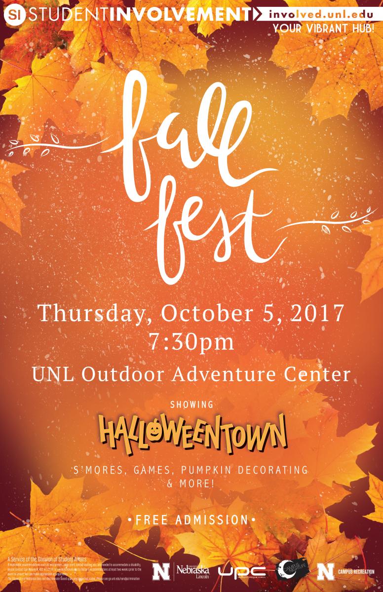 Encourage students to celebrate the season at the inaugural Fall Fest event.