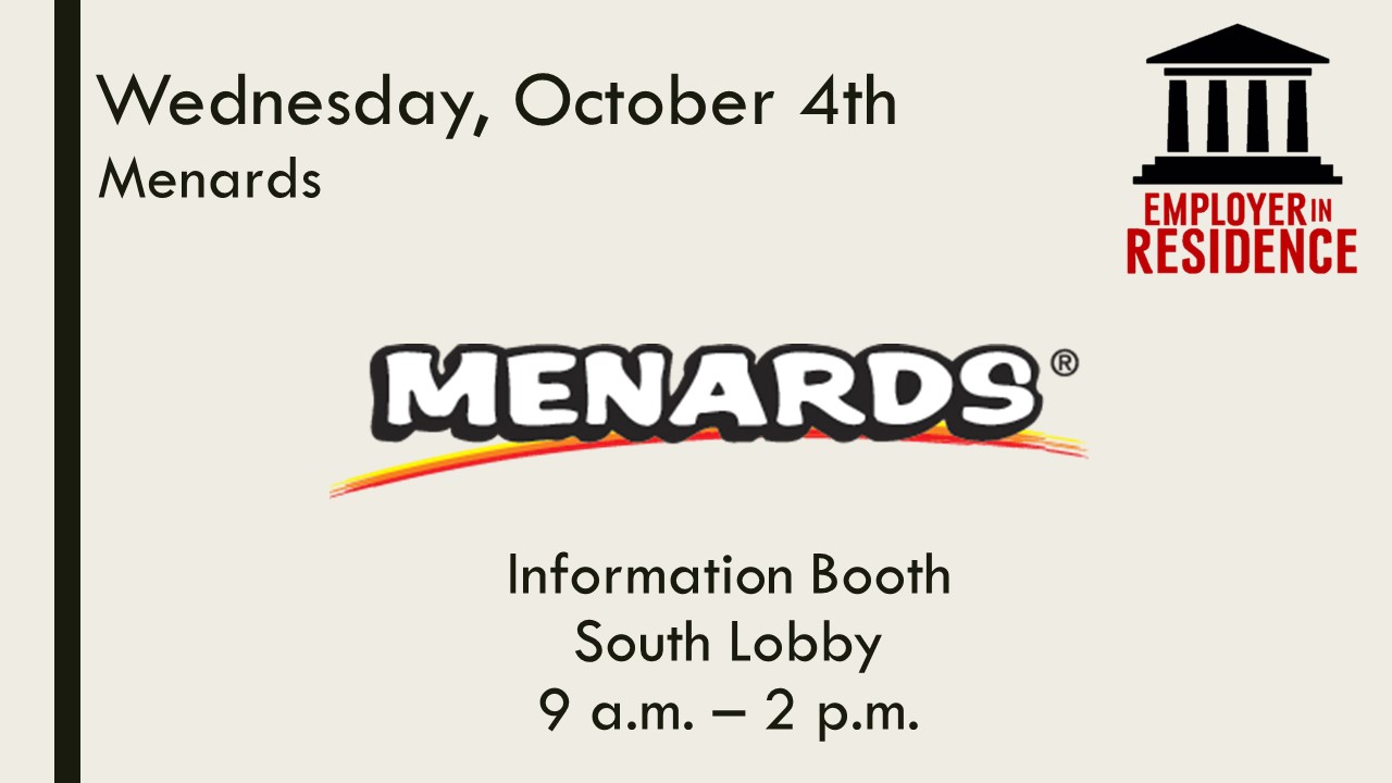 Employer in Residence - Menards