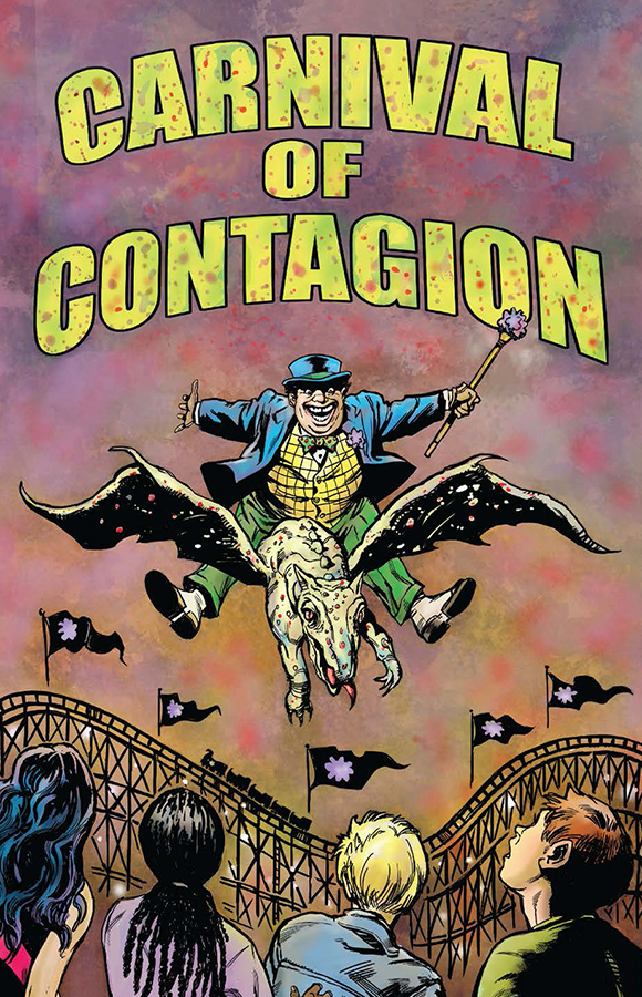 Carnival of Contagion cover. Art by Bob Hall. 