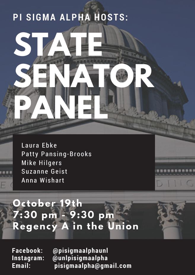 EVENT: State Senator Panel