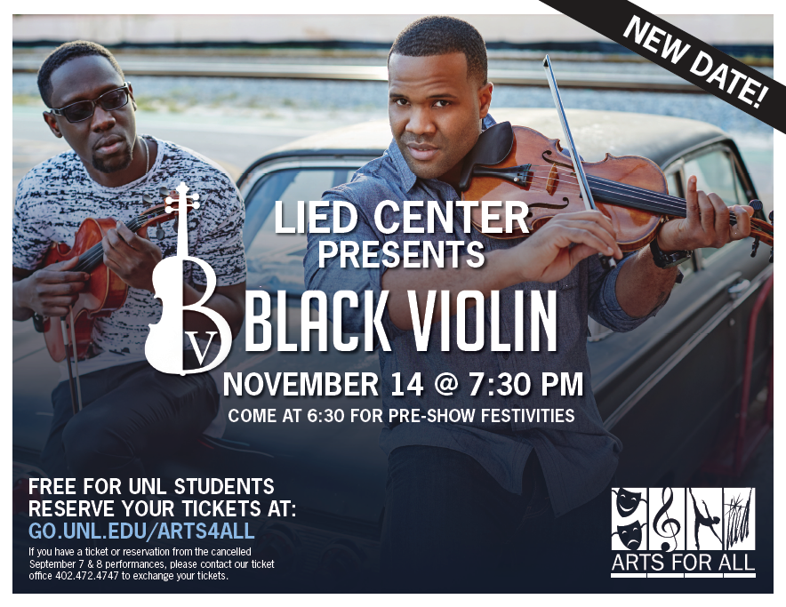 Black Violin will visit campus on Nov. 14.