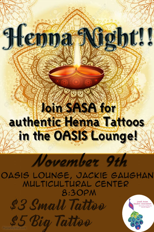 Henna Night flier