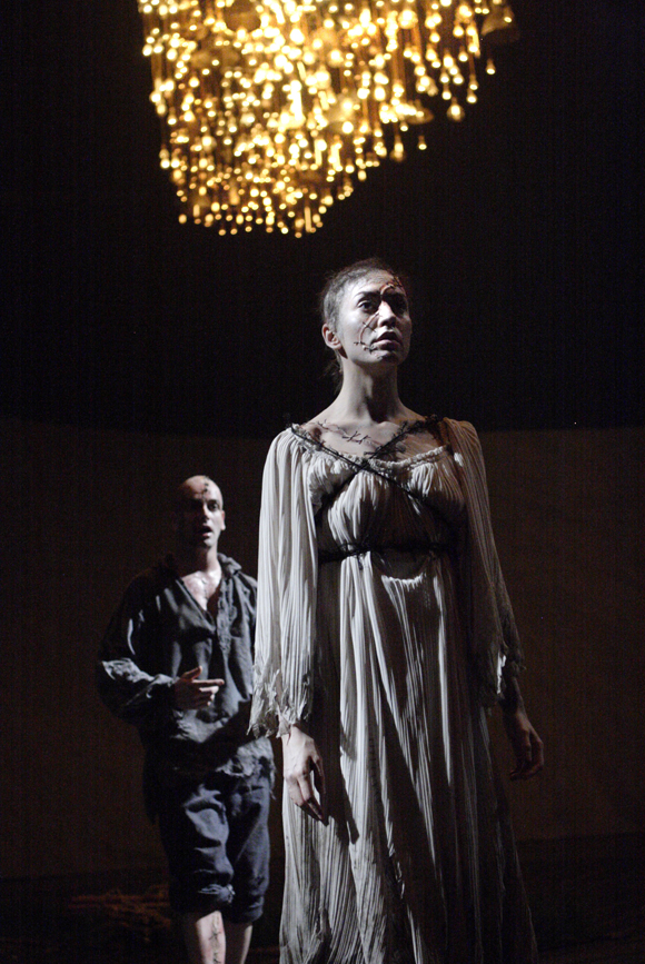 Scene from the National Theatre Live's "Frankenstein." Photo by Catherine Ashmore.