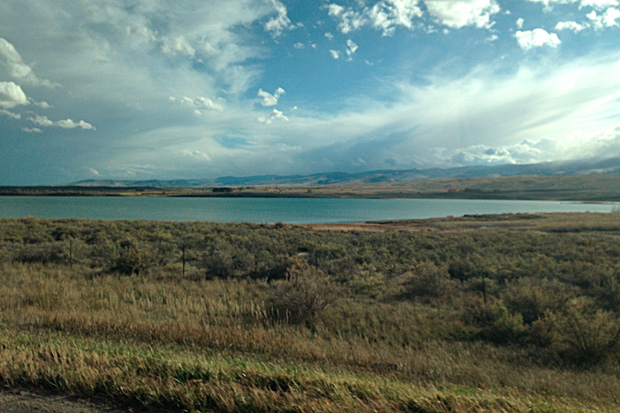 A view of Ray Lake, on the High Plains of the Wind River Indian Reservation in Wyoming. Like other parts of the Great Plains, the region is prone to extreme dryness. | Photo by Natalie Umphlett, HPRCC 