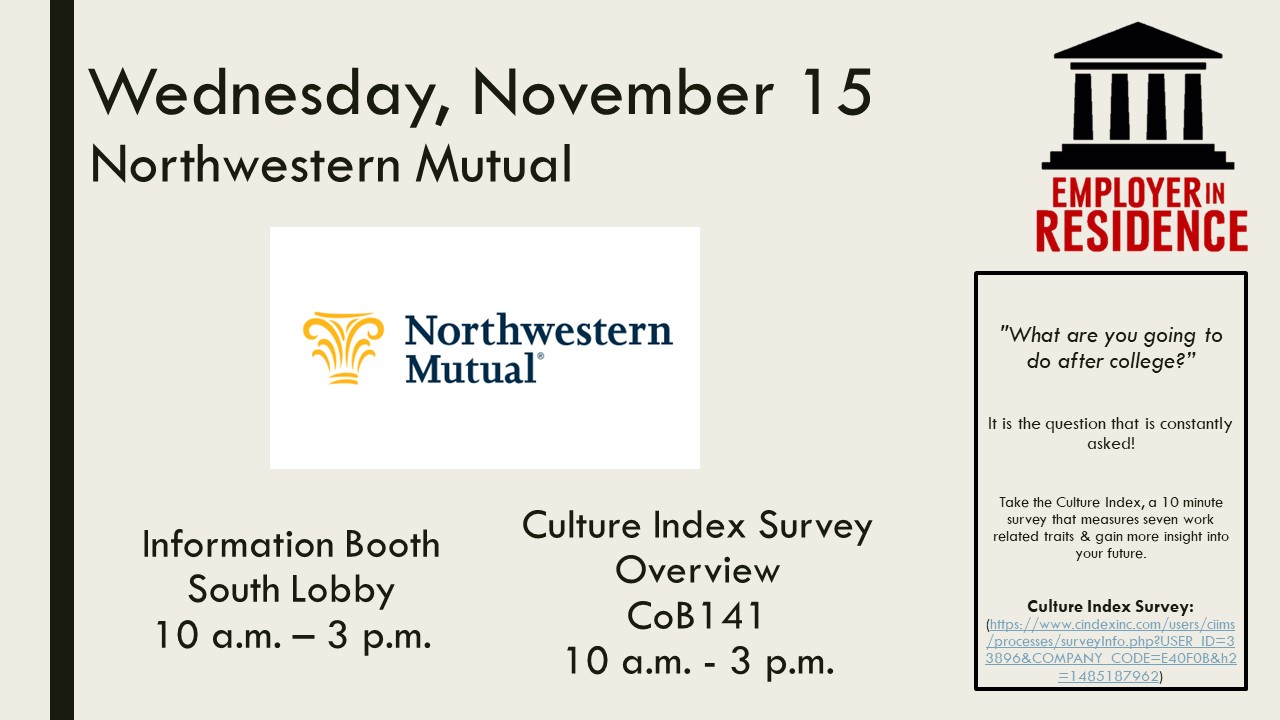 Employer in Residence - Northwestern Mutual