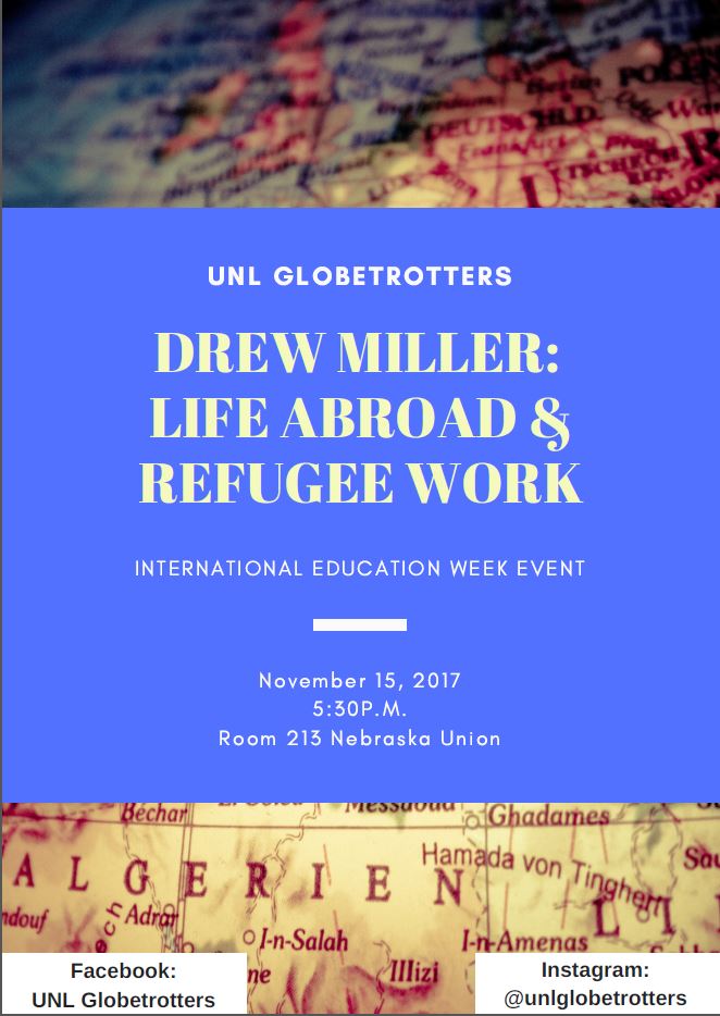 EVENT: Drew Miller: Life Abroad & Refugee Work