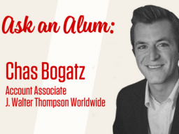Join us on Facebook Live for Ask and Alum with Chas Bogatz Tuesday, Nov. 14 at 3 p.m.