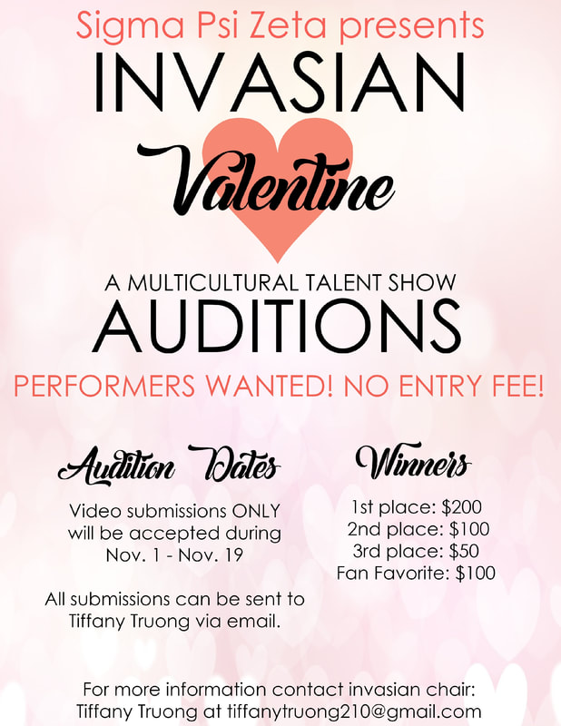 InvAsian 2018 Auditions are open!