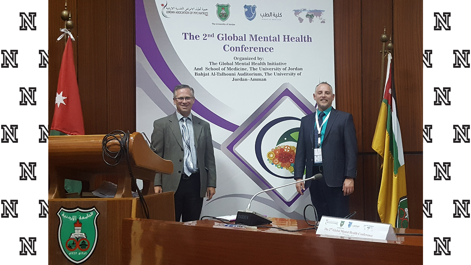 Bischoff and Springer present at the Second Global Mental Health Conference in Jordan