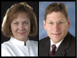 Sally Jackson, CIO at the University of Illinois; and Steve Fleagle, CIO at the University of Iowa.