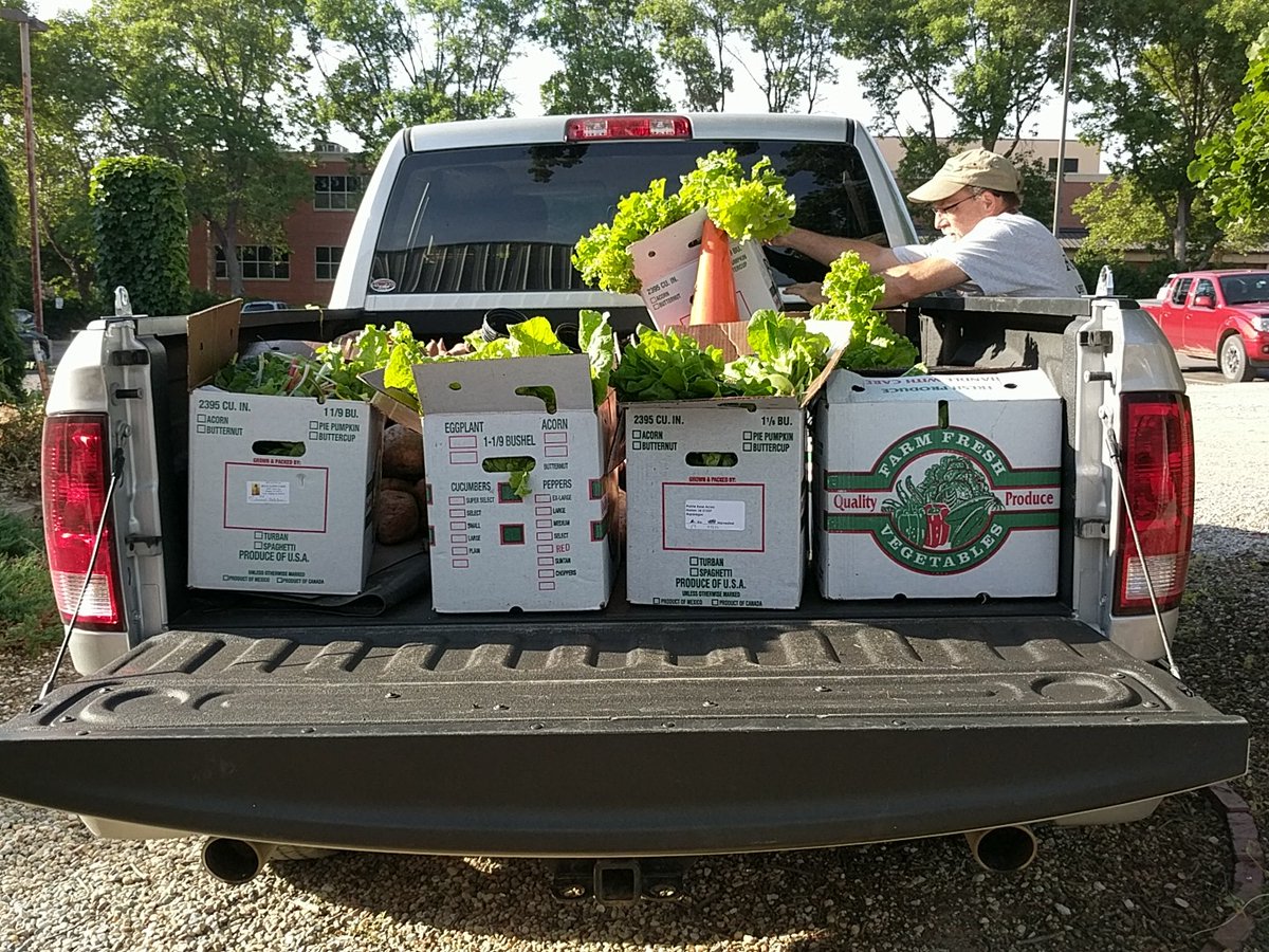 Mike Shambough-Miller delivers produce to families in need