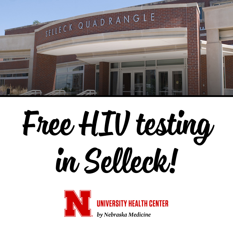 The HIV test site in Selleck is open every Monday and Thursday during the academic year.