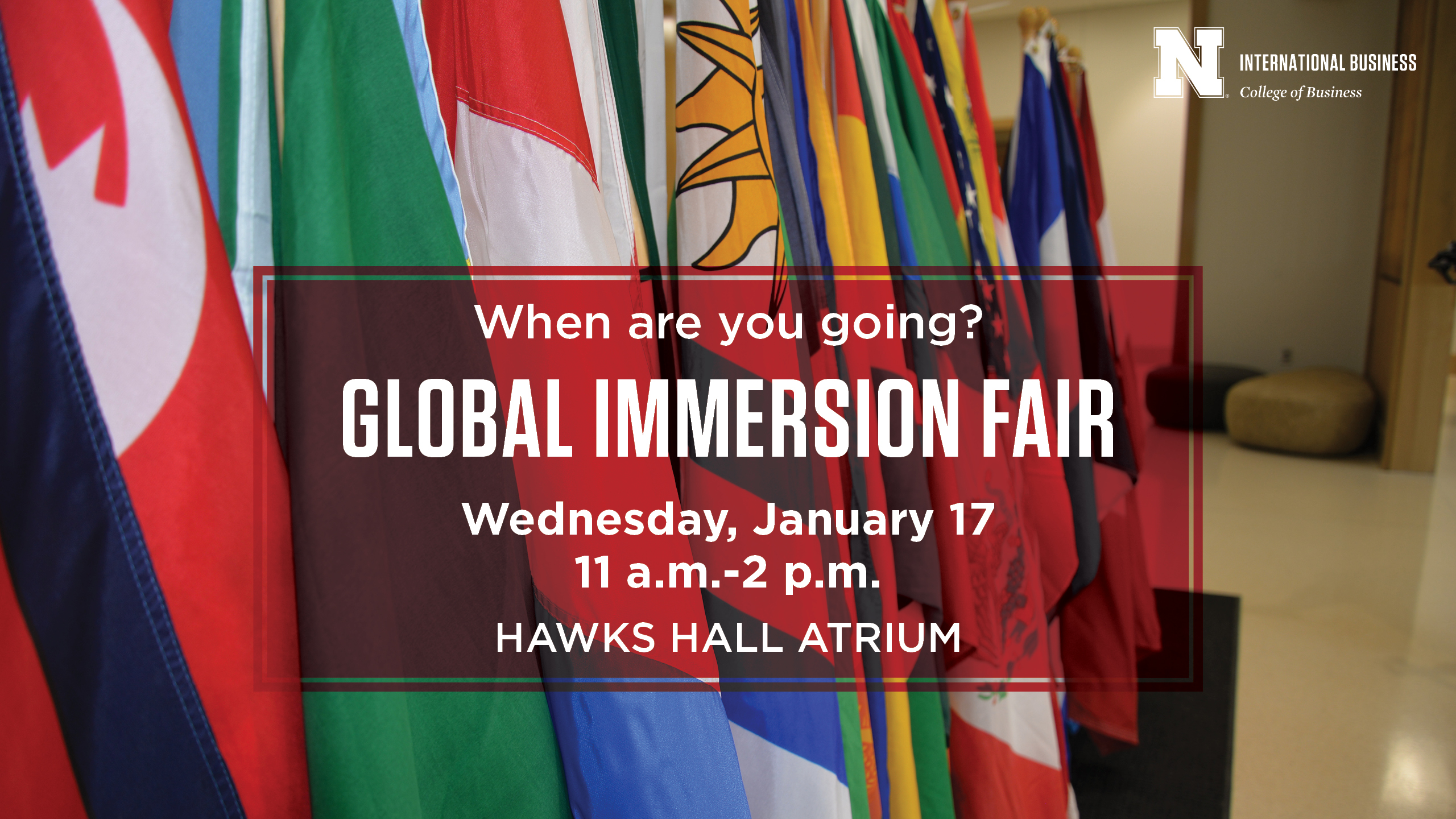 Come find out where you can go in 2018 at the Global Immersion Fair