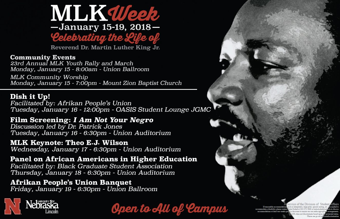 MLK Week Schedule