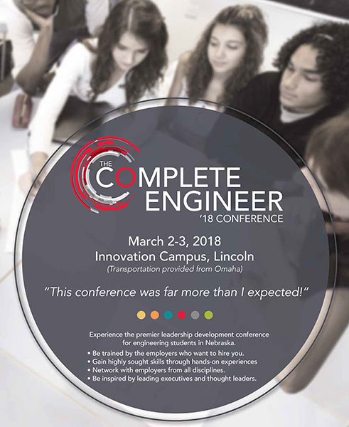 Students should register before Jan. 31 to attend The Complete Engineer 2018 Conference.