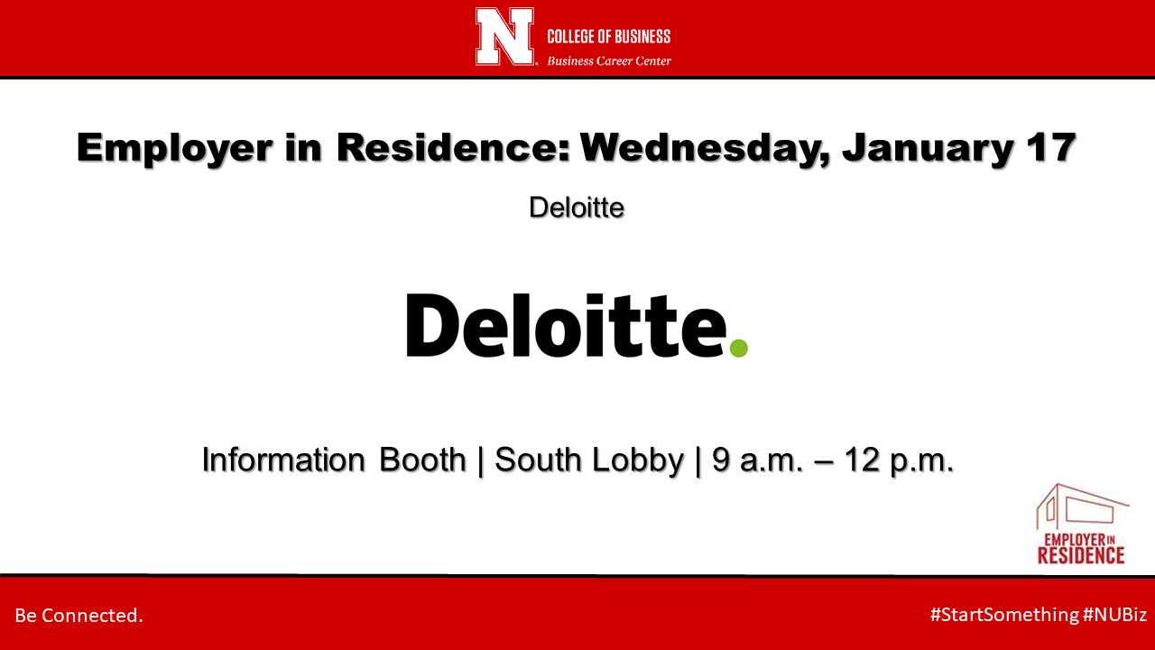 Employer in Residence - Deloitte