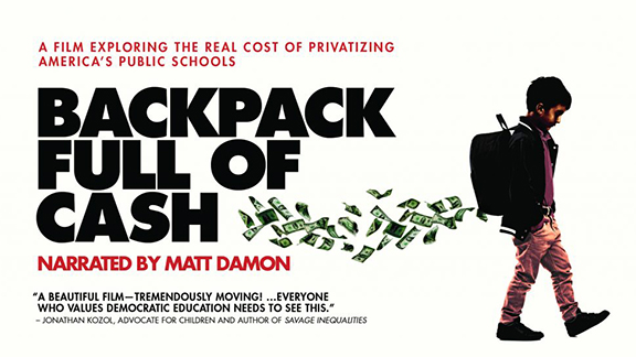 "Backpack Full of Cash" will be screened at 12:30 p.m. Feb. 2 in TEAC 105.