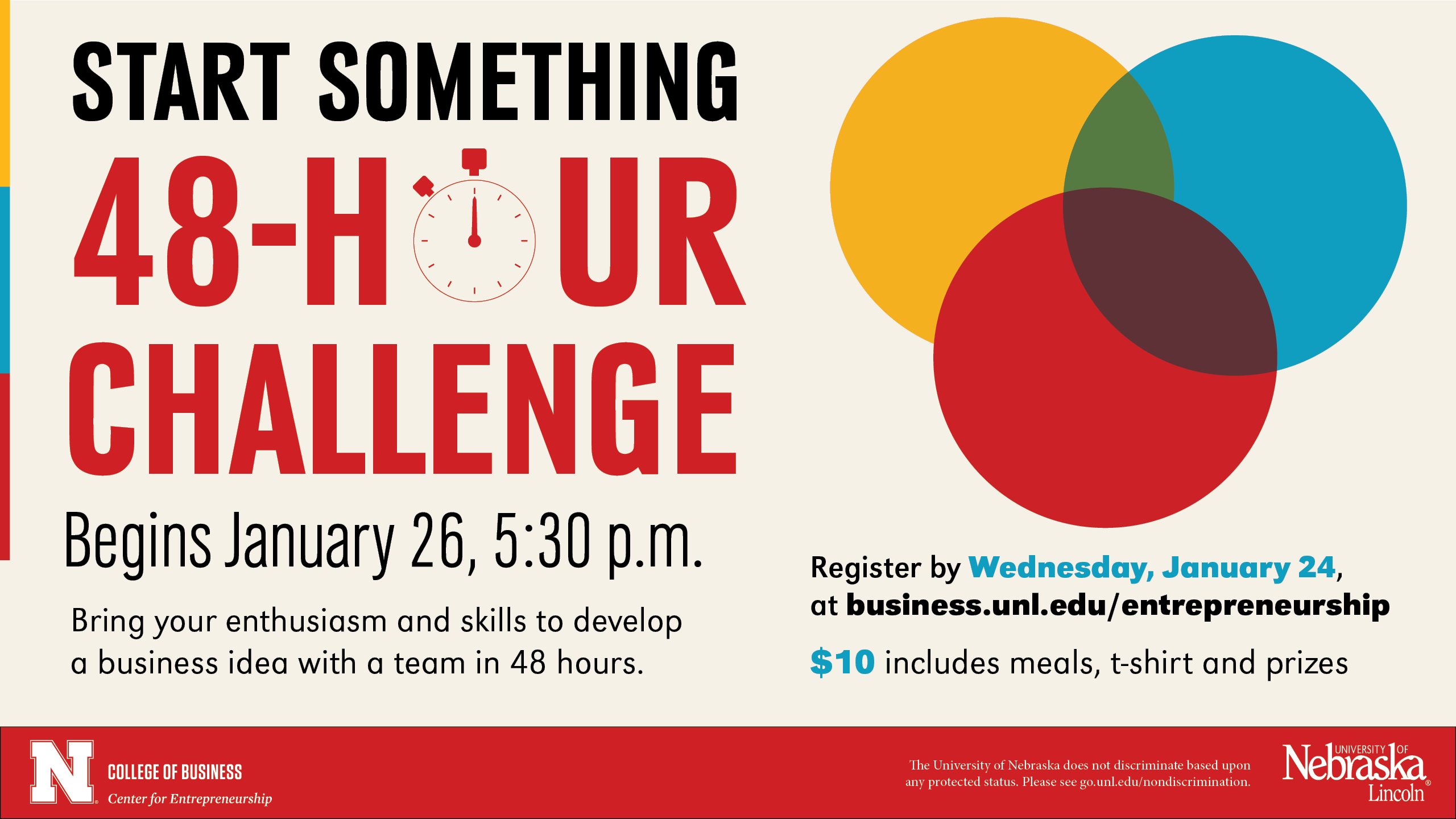 Bring your enthusiasm and skills to the 48-Hour Challenge.