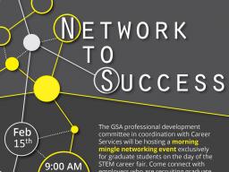 Network To Success Flyer