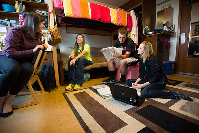 Students in a University of Nebraska–Lincoln Learning Community.
