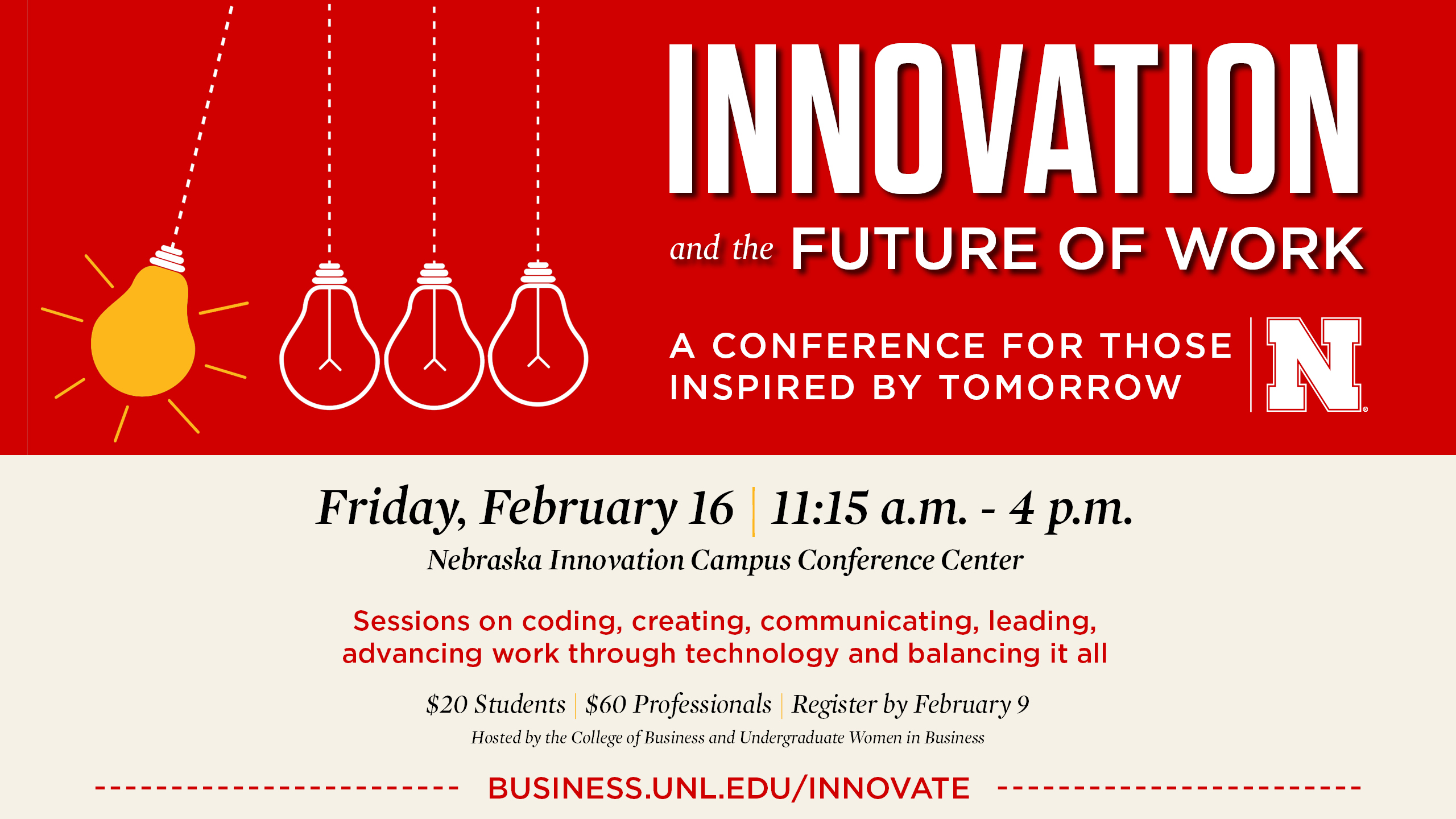 Innovation and the Future of Work Conference Announce University of