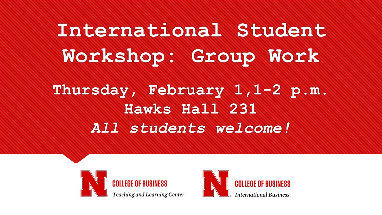 International Student Workshop: Group Work