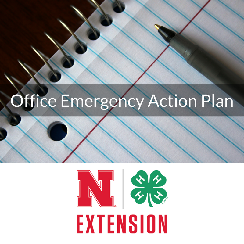 County Extension Offices Encouraged To Complete Emergency Action Plans