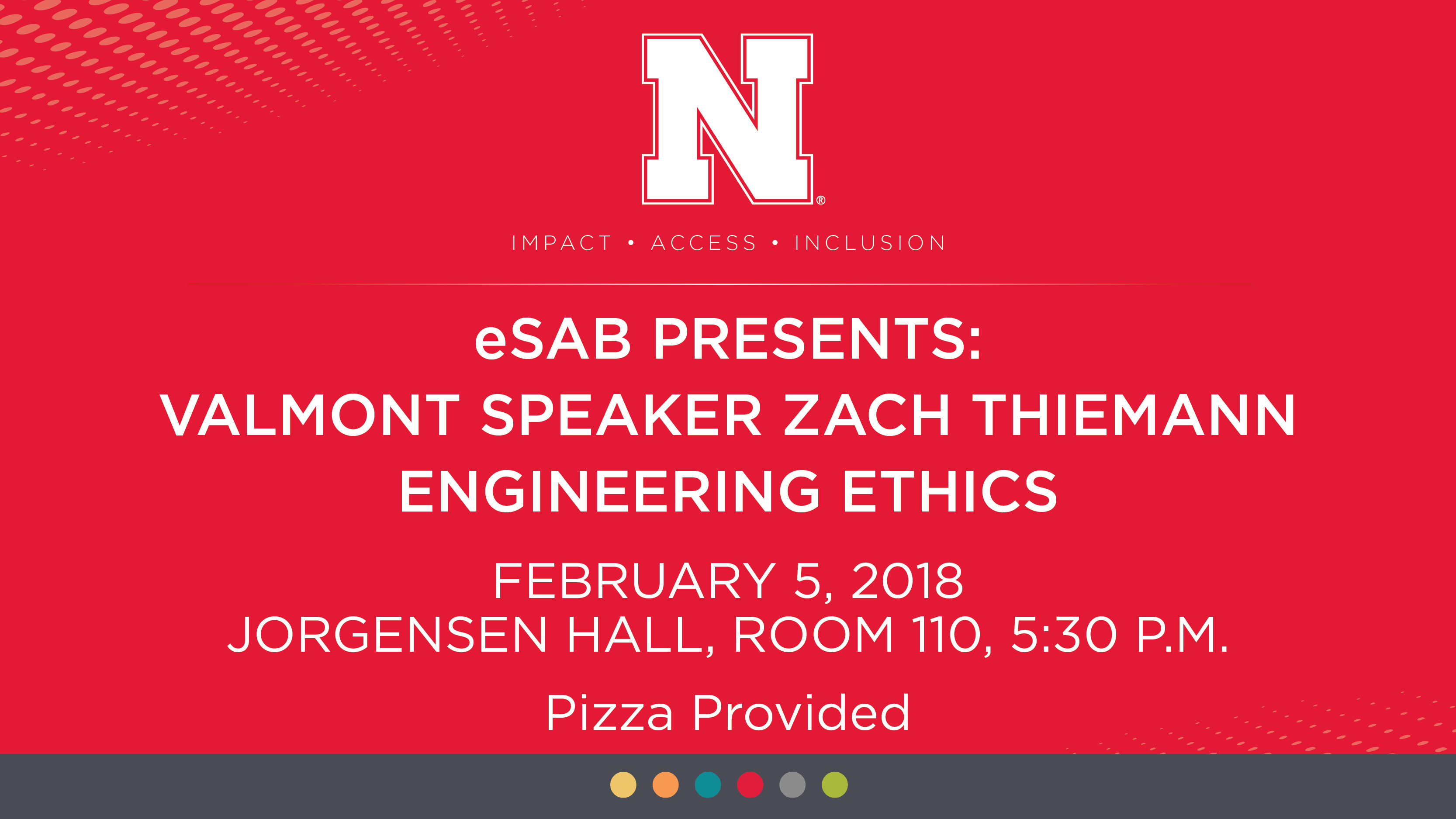 Engineering Ethics discussion today at 5:30 p.m.