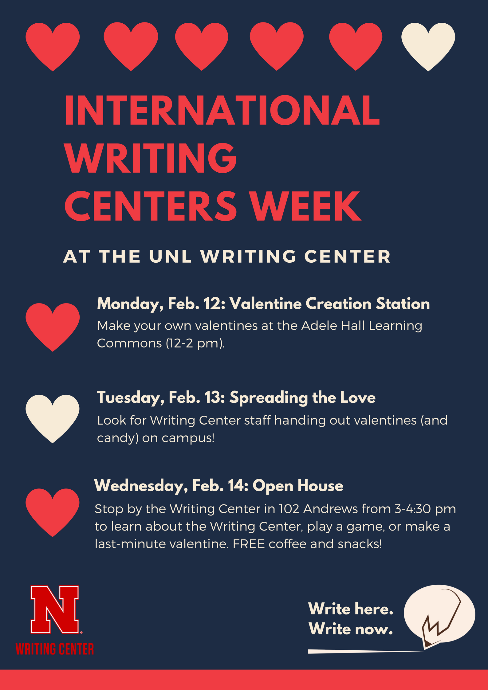 International Writing Centers Week at the Writing Center
