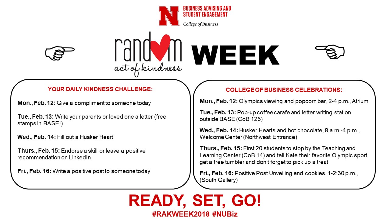 2018 Random Acts of Kindness Week