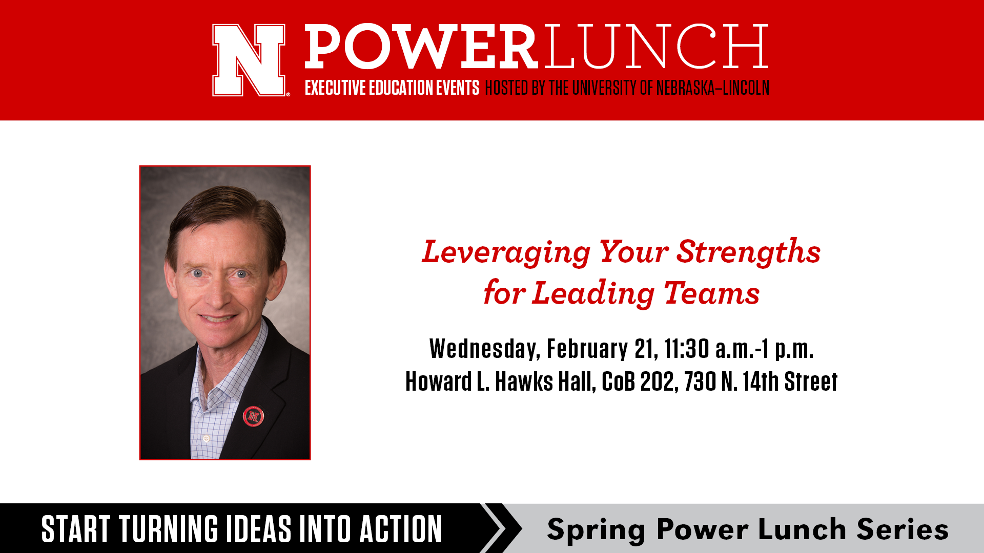 Apply for a Registration Waiver to Attend a Power Lunch Free