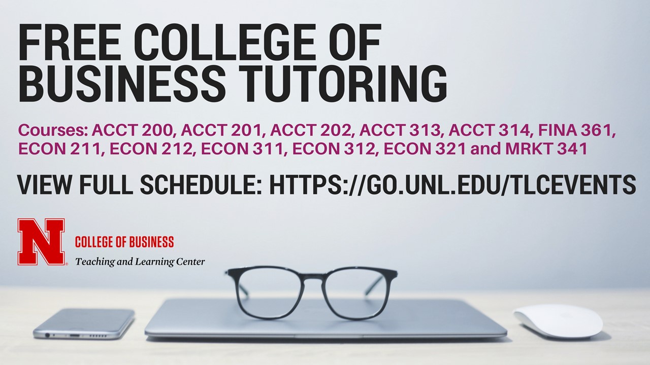 Free College of Business Tutoring