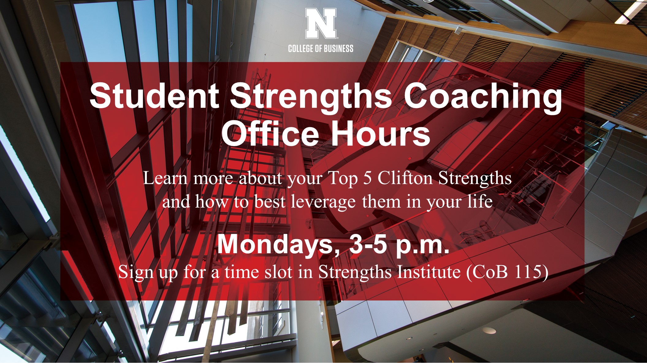 Student Strengths Coaching Office Hours.