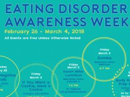 Eating Disorder Awareness Week flier